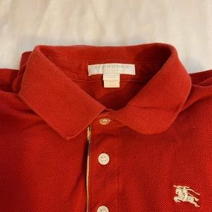 Boys Burberry Long Sleeve Dress Shirt